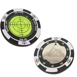 Golf Marker with Level, Green Marker, Magnet, Putting Level, Round Supplies, Guides, Tilt, Putter, Golf Ball Marker AM220925