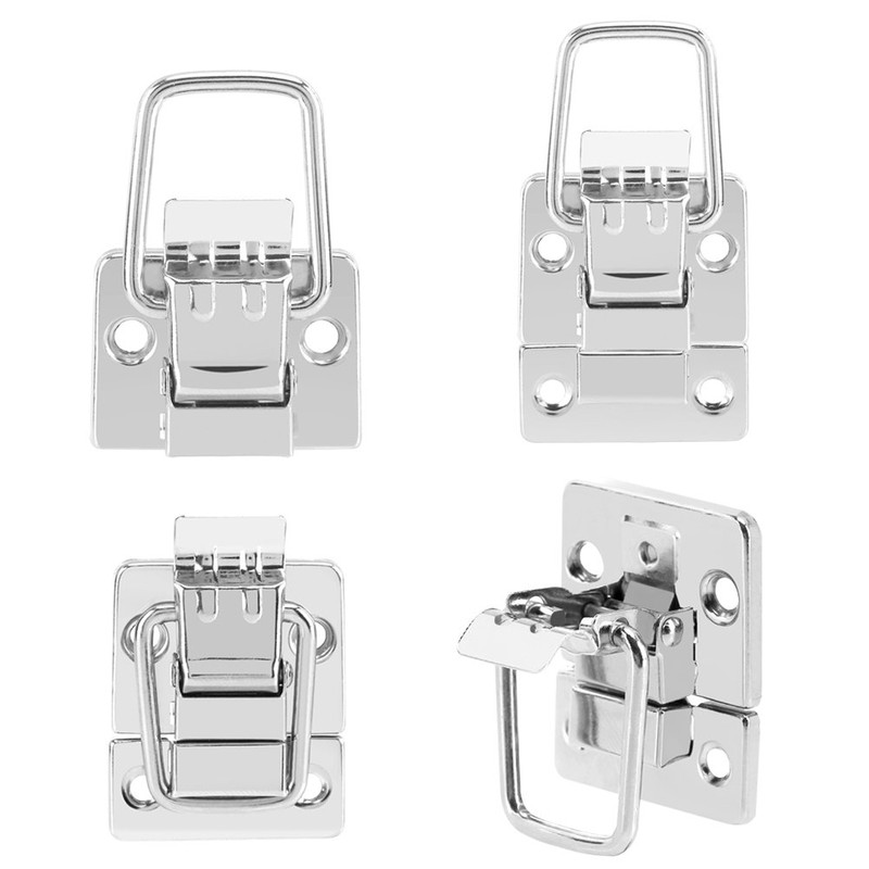 Tnfeeon Pack of 10 Catch Lock, Silver Fastener Toggle Clamp