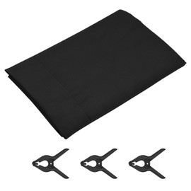 Andoer 2 * 3 meters/ 7 * 10 feet Photography Background Screen Portrait Photography Backdrops Photo Studio Props  Washable Polyester-cotton Material with 3 Backdrop Clamps