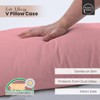 Rohi Pink V Shaped Pillowcase – Soft & Breathable V