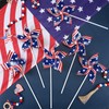 80 Pcs American Flag Patriotic Pinwheels 4th of July Decor