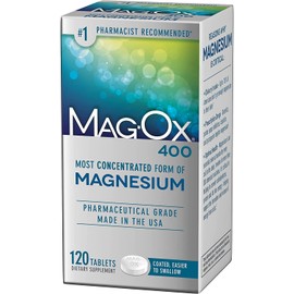 Mag-Ox 400 Tablets, 120 tabs by Magox (Pack of 3)