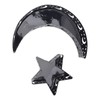 Ramadan Dessert Tray Iron Reusable Large Capacity Moon Star Shaped