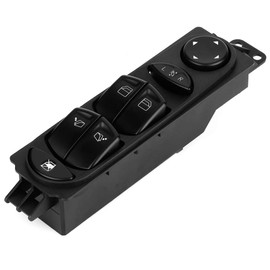 Hlyjoon A639 545 1213 Power Window Master Control Switch 6395451213 Car Auto Front Driver Side Switch Button for MB Viano Vito 2004 2005 2006 2007 2008 2009 2010 2011 2012 2013