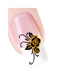Generic Water Transfer Flowers Nail Art Stickers Decals Daisy Rose Sunflower DIY Xf1195 Nail Wraps Art Stickers Manicure Supplies for Women for Home Nails Full Long Lasting Easy Apply and Remove