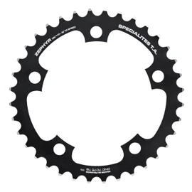 Spécialités TA Unisex's Zephyr Compact 5-Arm 110pcd 9/10 Speed Chainring, Black, Middle 34t