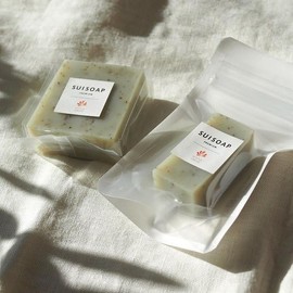 Holy Basil Solid Soap, Natural Material, Additive-free, Moisturizing, For Whole Body, Sensitive Skin, SETTLA GREEN