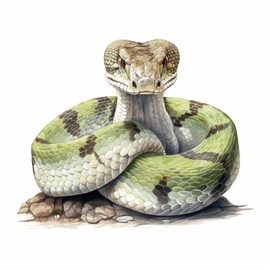 Snake Stickers, Reptile Mugs & Cups, Wall Decor, Covering Marks, Car Bumpers, Shower & Tile, Toilets & More, Hardwearing Peel & Stick Waterproof 0% Transparency (Reptile13)