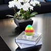 BTSKY 15Pcs 30mm Transparent Sphere Round Stands Baseball Holders -