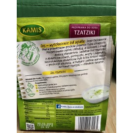 Kamis-Poland Spices mix Seasoning Tzatziki Przyprawa Do Sosu Tzatziki 5x20 G. 5 X Pack
