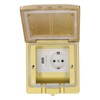 Floor Power Socket Embedded Installation USB Waterproof Dust Proof Recessed
