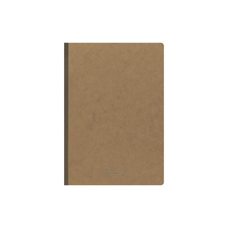 Brunnen Notebook Fact!plus Flexible Brown A4 Squared 96 Sheets