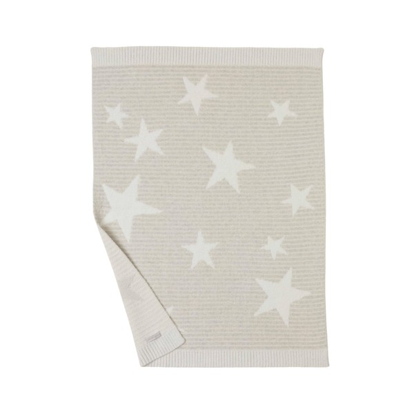 Barefoot Dreams CozyChic Cotton Star Stroller Blanket, 30" X 40"