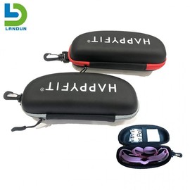 Frosted Waterproof Large Swimming Goggles Case lf676 One Size / 18 * 9 * 5.6 cm Gray Zipper 10ea