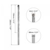 TOP-VIGOR 2Pcs 8mm Dia Extra Long Twist Drill Bits, 200mm