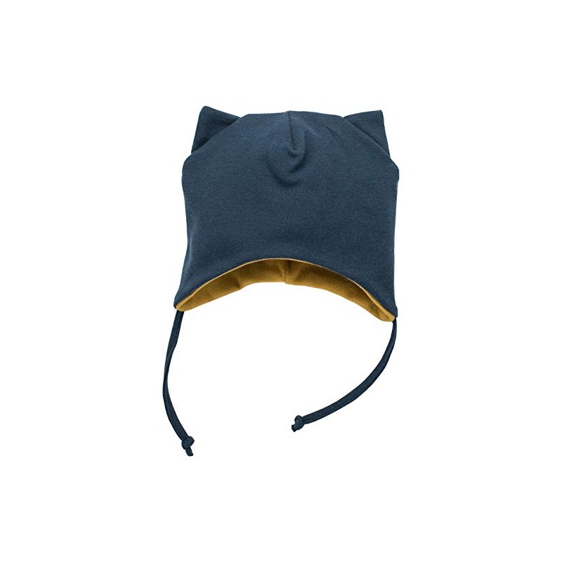 Pinokio Baby Boys' Wrapped Bonnet with Ears Beanie Hat, Navy