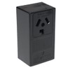 Leviton 835-5054-2BLK 30 Amp 3 Wire Non-Grounding Dryer Surface Mount Receptacle
