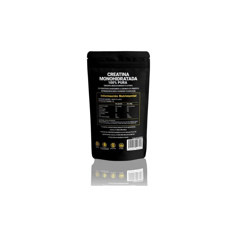 Creatina Monohidratada 100% Pura - 500 Gramos - S&v Sin