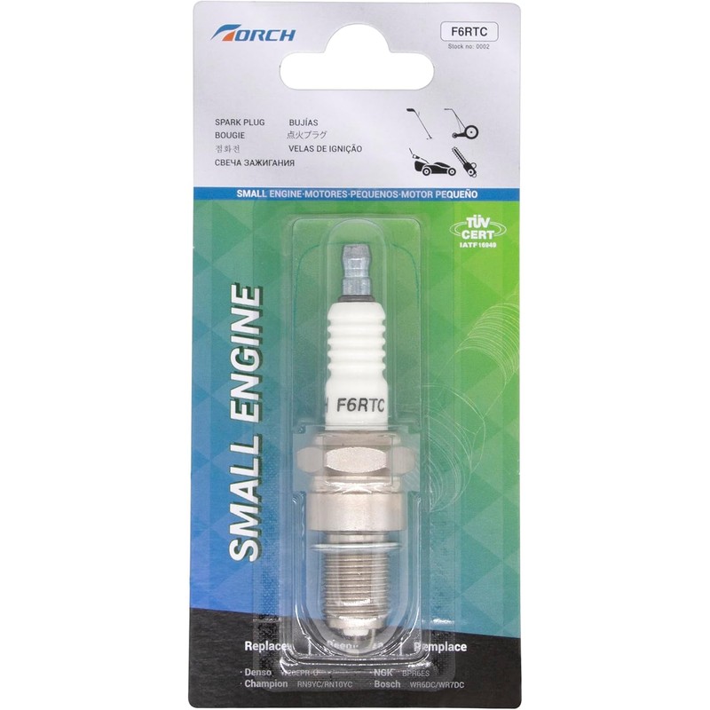 TORCH F6RTC Spark Plug Repalce for 995/WR6DC 7900/WR7DC, RN9YC RN10YC