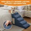 Pet Stairs for Small Dogs - 5-Step Curved Dog Ramp