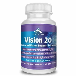 Zenith Labs Vision 20 Advanced Visio Support Healthy Formula 30 Cap Exp 11/25