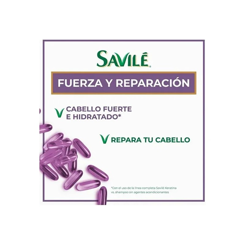 Shampoo Savilé Keratina 700ml