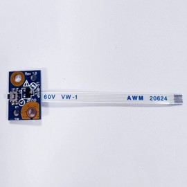 Fleshy Leaf Power Button Board Switch with Cable Replacement for HP Pavilion X360 11-N 11-N010DX 11-N012DX 11-N038CA 11-N041CA Probook 470 G2 11-P 755733-001 LS-B151P