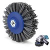 EXLECO M14 Round Brush Nylon Brush Sanding Brush for Angle