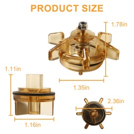 Bonnet & Poppet Assembly Repair Kit 905-211 for Febco 765 1/2"-3/4" Backflow Preventer and Vacuum Breaker Repair fits febco PVB Model 765CBV & 765DBV Replacement Parts (2024 Upgrade)