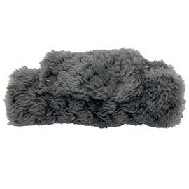 Handmade Centre Back Cover ONLY compatible with AIRFIT F10/ F20 Fleece CPAP BIPAP approx 10x6cm for Sleep Apnea VARIOUS COLOURS (GREY POPCORN)