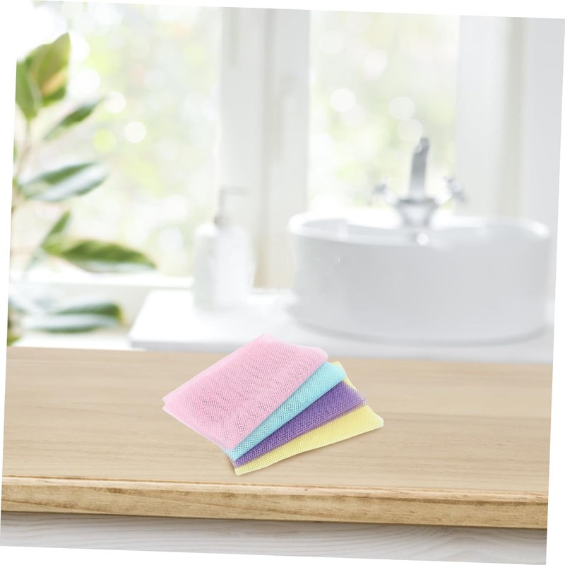 Toalla exfoliante de malla COLLBATH 4 piezas – limpieza profunda