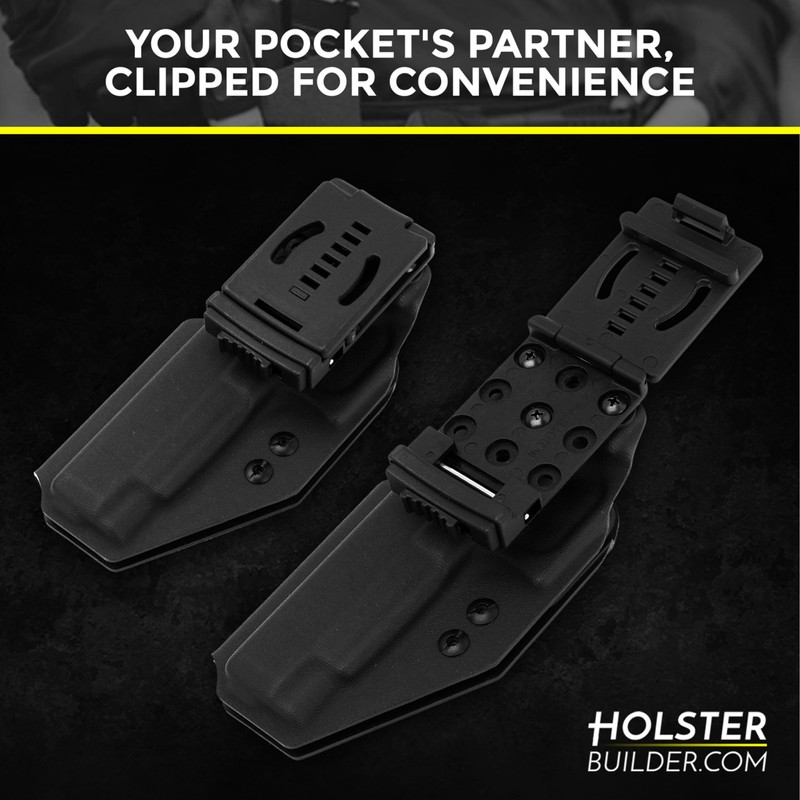 HolsterBuilder Combat-Loops, Holster Belt Clip Polymer Attachment, Outdoor Loops with