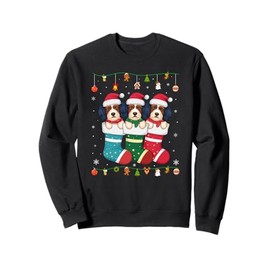 Havanese Dog in Christmas Men Women Kids Xmas Pajama Sweatshirt