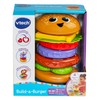 VTech Baby Build-a-Burger, Stacking & Sorting Toy with 6 Food