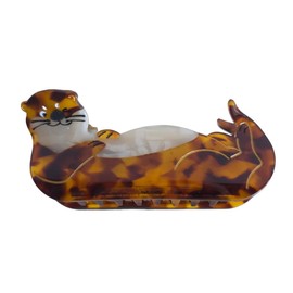 Novelty Sea Otter Hair Clip,Acetate Claw Clips,Big Hair Clips for Women