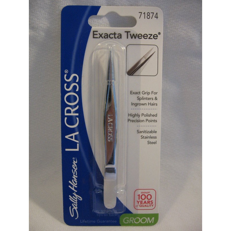 la cross exacta tweeze splinter point