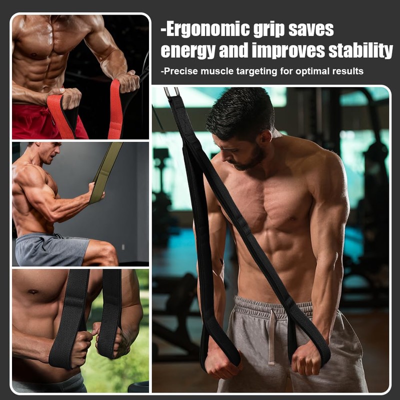 AOOSA Tricep Rope Cable Attachment, Heavy Duty Rope for Push