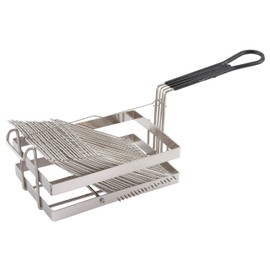 Winco TB-18 Tostada Basket, Holds 18 Shells,Stainless Steel,Medium