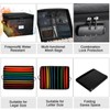 File Box Fireproof Document Box with Lock, Document Safe File