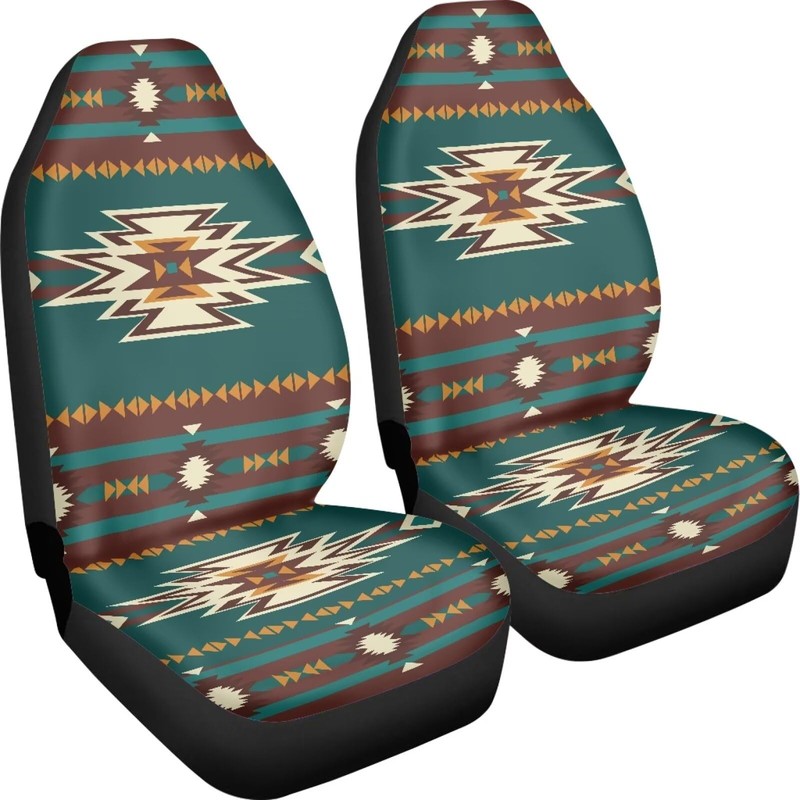 Brosoneto Tribal Aztec Seat Covers for Cars Front Seat, Two