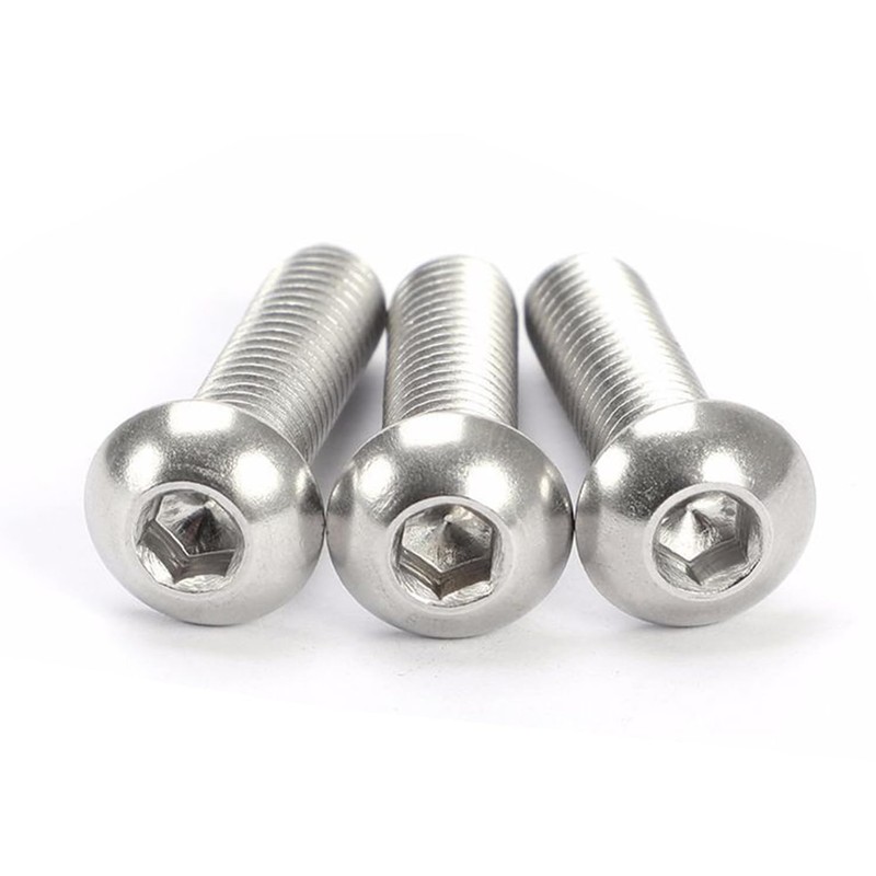 5/16-18 x 2-1/4'' (10 Pack) Button Head Hex Socket Cap