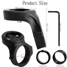 Homefantasy Seat Post Bracket for RTL515 RTL510 RVR315, Seat Post Quarter Turn Bicycle Mount, Radar Rear Light Bicycle Holder, for MTB Road Bike Cycling Seat Post Mount Accessory