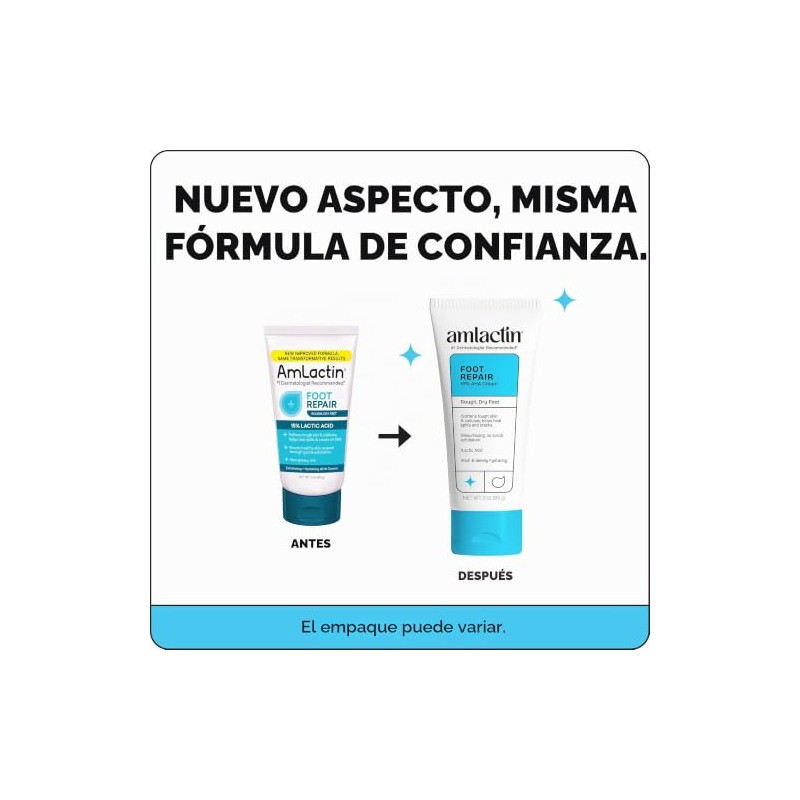 Amlactin Crema Reparadora Pies Ácido Láctico Talones