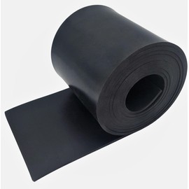 Wulkow Rubber Strips, 3 mm Thick, Choice of Width and Length, Selection: L: 200 mm x 100 mm x 3 mm, Rubber Mat, Rubber Roller, Rubber Sheet, Solid Rubber Scraper, Hard Rubber for Garden, Home and