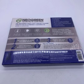 NeoGreen Heavy Duty Grease Cleaner 4 Tablets Per Box