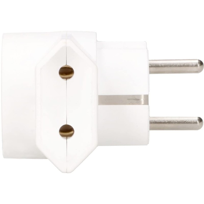 KOTARBAU® Multi Socket White Triple Sockets Earth Two Flat and
