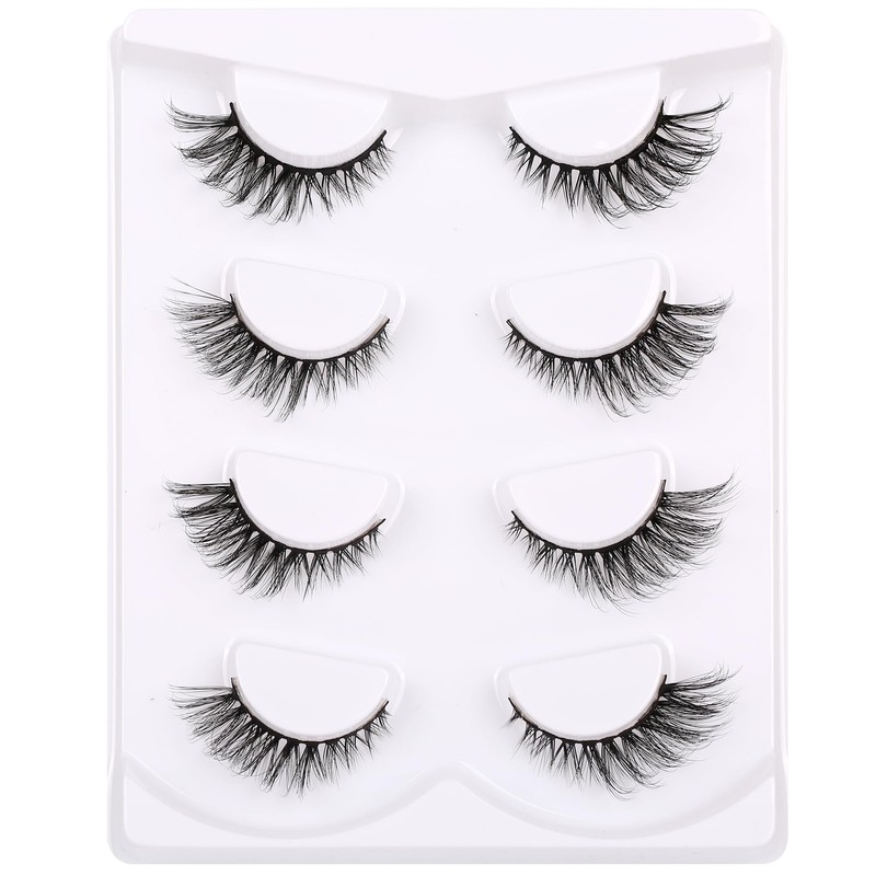 lashes Faux Mink 6D Dramatic Volume Strip False EyeLashes Fluffy