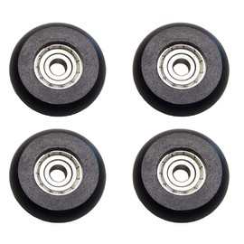 Total Gym Replacement Set Wheels/Rollers for Models 2000, 3000, and More,3000 XL, and a Few Very Early XL -Black (4 Pack)