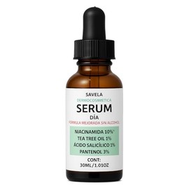 SERUM FACIAL, SUERO, NIACINAMIDA 10%, AC. SALICILICO 1%, TEA TREE OIL 1%, PANTENOL 3%, HIDRATANTE, LIMPIADOR, REGULA TONO PIEL, ALOE VERA, CUTIS GRASO O MIXTO