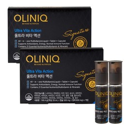 OLINIQ Ultra Vita Action (Liquid 20ml + Capsule 500mg + Tablet 600mg) 7pcs x 2 / OLINIQ 울트라 비타 액션 (액상 20ml+캡슐 500mg+정제 600mg)7개입 x 2개